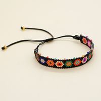 Ethnic Style Flower Glass Beaded Women's Bracelets 1 Piece main image 2