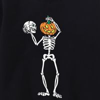 Halloween Fashion Cartoon Printing Cotton T-shirts & Shirts main image 2