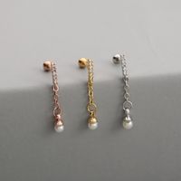 Fashion Cross Heart Shape Copper Drop Earrings Inlay Zircon Copper Earrings 1 Piece sku image 2
