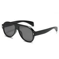 Fashion Color Block Ac Special-shaped Mirror Full Frame Women's Sunglasses main image 5