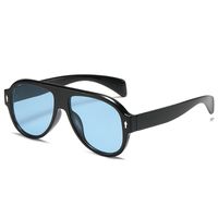 Fashion Color Block Ac Special-shaped Mirror Full Frame Women's Sunglasses sku image 7