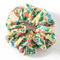 Fashion Ditsy Floral Polyester Printing Hair Tie sku image 2