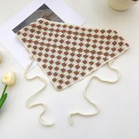 Einfacher Stil Streifen Plaid Baumwolle Schleife Haarband 1 Stück sku image 4