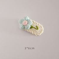 Cute Flower Yarn Hair Clip sku image 2