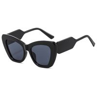 Fashion Color Block Leopard Pc Cat Eye Full Frame Women's Sunglasses sku image 2