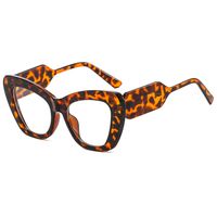 Fashion Color Block Leopard Pc Cat Eye Full Frame Women's Sunglasses sku image 7
