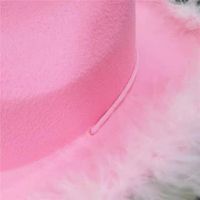Women's Lady Solid Color Curved Eaves Cowboy Hat main image 5