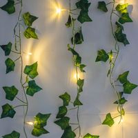 Christmas Fashion Leaves Plastic Festival String Lights main image 1