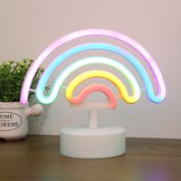 Cute Rainbow Plastic Indoor Night Lights main image 2