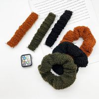 Autumn And Winter Plush Solid Color  Iwatch Fashion Strap main image 4