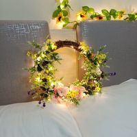 Birthday Fashion Wreath Plastic Indoor Lightings sku image 5