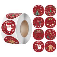 Christmas Santa Claus Paper Party Gift Stickers main image 5