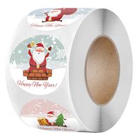 Christmas Santa Claus Paper Party Gift Stickers main image 3