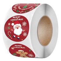 Christmas Santa Claus Paper Party Gift Stickers main image 6