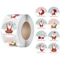 Christmas Santa Claus Paper Party Gift Stickers main image 6