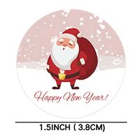 Christmas Santa Claus Paper Party Gift Stickers main image 2
