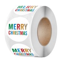 Christmas Letter Paper Party Gift Stickers main image 1
