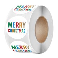 Weihnachts Brief Papier Party Geschenk Aufkleber main image 1