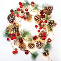 Christmas Fashion Star Pine Cones Plastic Copper Wire Party Lightings main image 2
