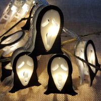 Halloween Fashion Geometric Plastic Party String Lights sku image 21