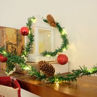 Weihnachten Mode Weihnachtsbaum Kiefernzapfen Schneeflocke Kunststoff Kupferkabel Gruppe Lichterkette sku image 27