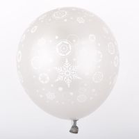Christmas Snowflake Emulsion Party Balloons sku image 10