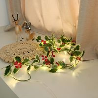 Weihnachten Mode Weihnachtsbaum Kiefernzapfen Schneeflocke Kunststoff Kupferkabel Gruppe Lichterkette sku image 14
