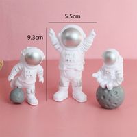 Date D'anniversaire Astronaute Plastique Fête Fournitures De Décoration De Gâteaux sku image 2