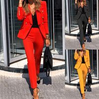 Women's Long Sleeve Blazers Fashion Solid Color main image 2