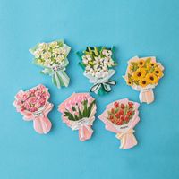 Fashion Synthetic Resin Three-dimensional Bouquet Refrigerator Sticker main image 1