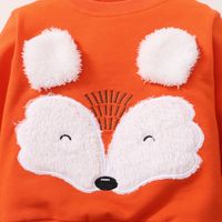 Fashion Fox Patchwork Polyester Girls Clothing Sets main image 2
