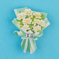 Fashion Synthetic Resin Three-dimensional Bouquet Refrigerator Sticker sku image 6