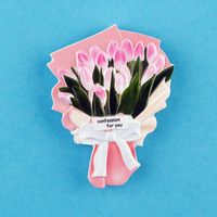 Fashion Synthetic Resin Three-dimensional Bouquet Refrigerator Sticker sku image 3