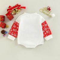 Christmas Fashion Letter Leopard Cotton Baby Rompers main image 6