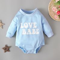 Fashion Letter Cotton Baby Rompers main image 5