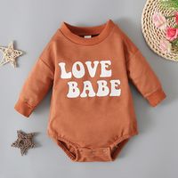 Fashion Letter Cotton Baby Rompers main image 3