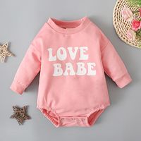 Fashion Letter Cotton Baby Rompers main image 2