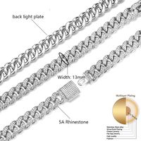 Retro Geometrisch Einfarbig Legierung Inlay Strasssteine Unisex Halskette 1 Stück sku image 5