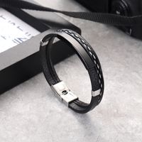 Fashion Geometric Stainless Steel Plating Couple Bracelets sku image 3