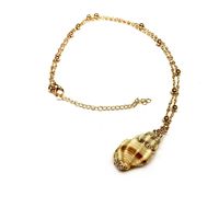 Simple Style Shell Alloy Plating Women's Pendant Necklace main image 5