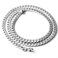 Fashion Waves Titanium Steel Chain Men's Necklace main image 1