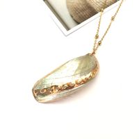 Simple Style Shell Alloy Plating Women's Pendant Necklace sku image 12