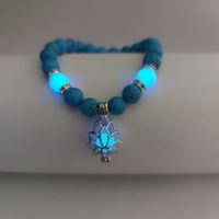 Fashion Flower Natural Stone Turquoise Bracelets 1 Piece sku image 9