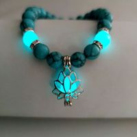 Fashion Flower Natural Stone Turquoise Bracelets 1 Piece sku image 13