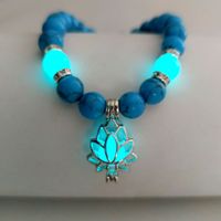 Fashion Flower Natural Stone Turquoise Bracelets 1 Piece sku image 17