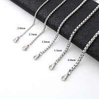 Basic Solid Color Stainless Steel Plating Unisex Necklace main image 3