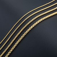 Basic Solid Color Stainless Steel Plating Unisex Necklace main image 5