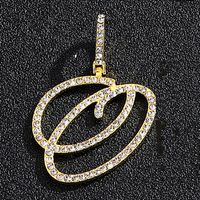 1 Piece Alloy Rhinestones Letter Solid Color Fashion sku image 43