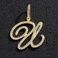 1 Piece Alloy Rhinestones Letter Solid Color Fashion sku image 49