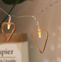 Fashion Star Heart Shape Plastic Party String Lights sku image 19